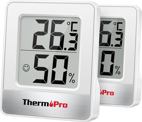 ThermoPro TP49W Mini İç Mekan Dijital Isı ve Nem Ölçer Termometre 2 Adet - Image 1