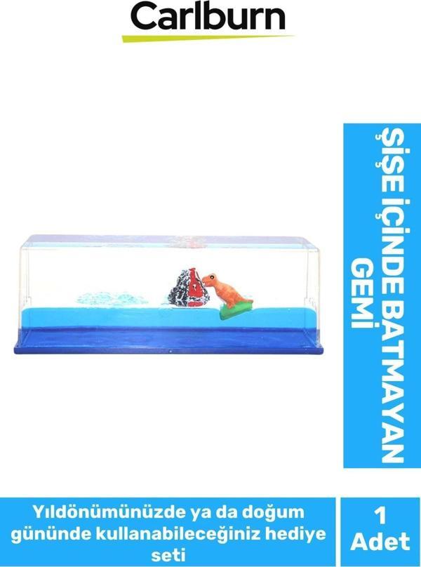 Özel Tasarım Aşk Batmayan Gemi Yıl Dönümü Kız Arkadaş Doğum Günü Hediye Sevgiliye Akvaryum 17*6 Cm - Image 1