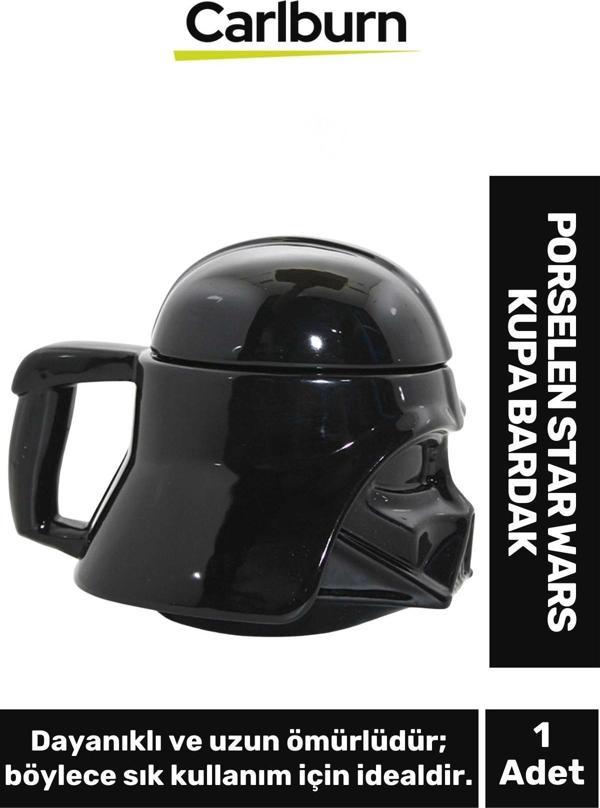 Özel Tasarım Dekoratif Şık Hediyelik Porselen Star Wars Kupa Bardak 13*18 Cm - Image 1