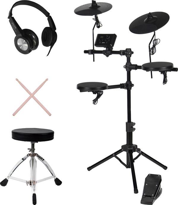 Jwin JDD-507T Dijital Davul - Bateri Seti (Tabure ve Kulaklık Hediyeli) - Image 1