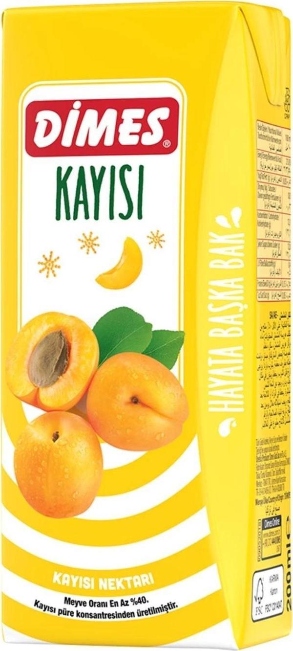 Dimes Kayısı Nektarı 200 Ml - Image 1