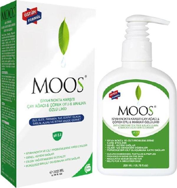 Moos Siyah Nokta Karşıtı Çay Ağacı Yağlı Temizleme Jeli 200 Ml - Image 1