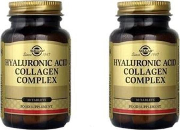 Solgar Hyaluronic Acid Collagen Complex 30 Tablet 2 Adet - Image 1