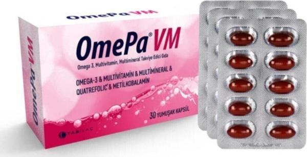 Omepa Vm Omega-3 Multivitamin Multimineral Takviye Edici Gıda - Image 1