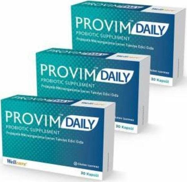 Wellcare Provim Daily 30 Kapsül 3 Adet - Image 1