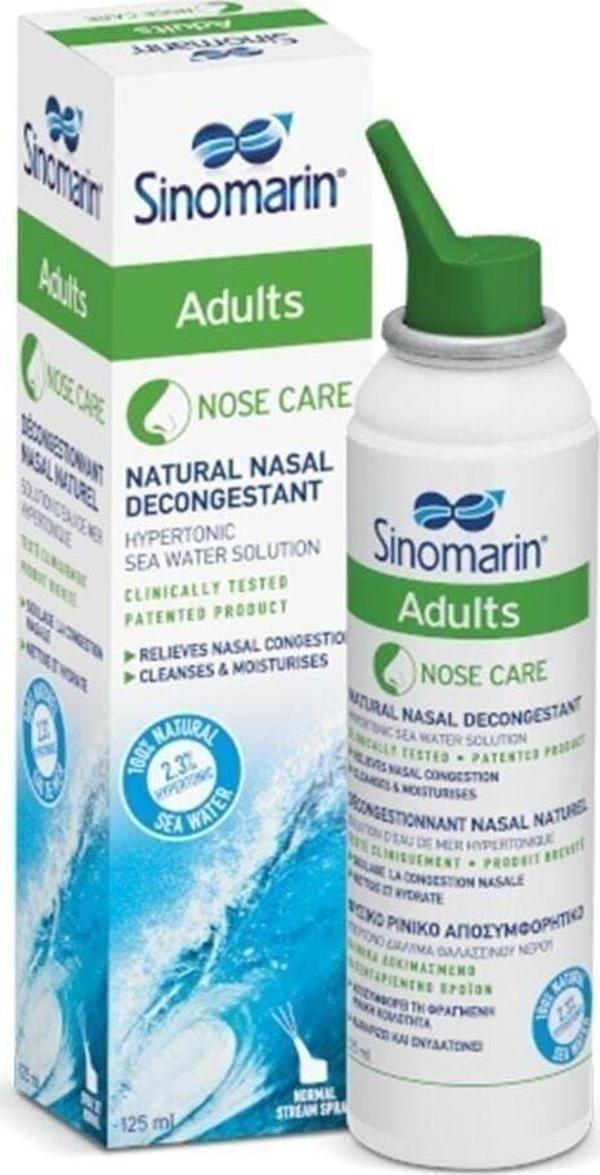 Sinomarin Yetişkin Deniz Suyu Burun Spreyi 125Ml - Image 1