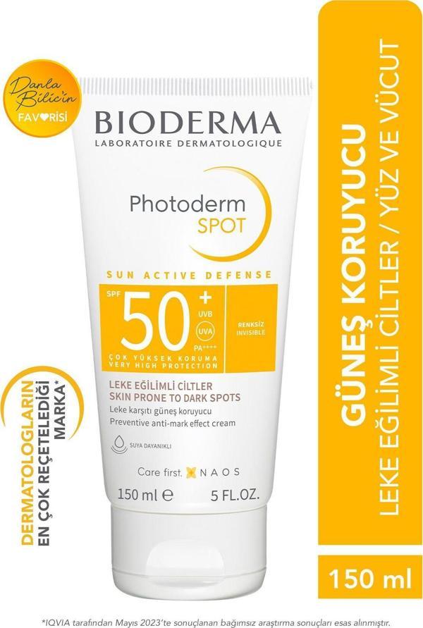 Bioderma Photoderm Spot Spf50+ Anti-Blemish High Protection Face And Body Sun Cream 150 Ml Demba2977 - Image 1
