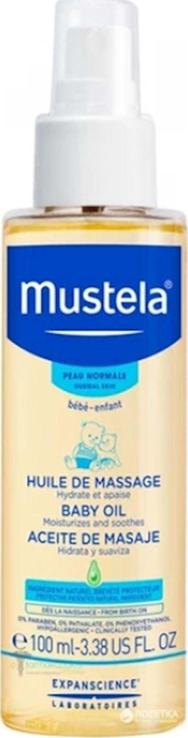 Mustela Baby Oil Masaj Yağı 100 Ml - Image 1