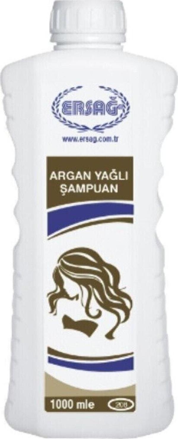 Ersağ Aparatsız Argan Yağlı Şampuan 1000 ml - Image 1