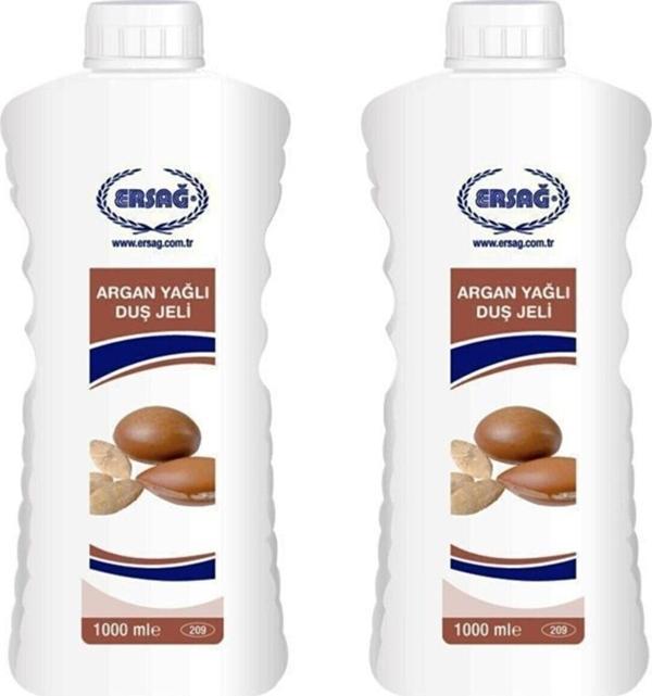 Ersağ Argan Yağlı Duş Jeli 2x1000 ml - Image 1
