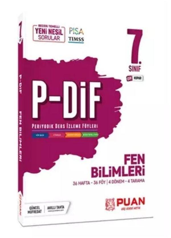 7. Sınıf Fen Bilimleri PDİF Konu Anlatım Föyleri Puan Yayınları - Puan Yayınları - Image 1