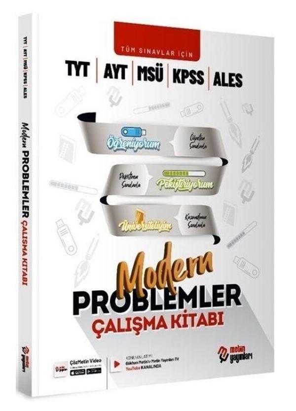 2024 Tüm Sınavlar İçin Modern Problemler Çalışma Kitabı Metin Yayınları - Sınav Yayınları - Image 1