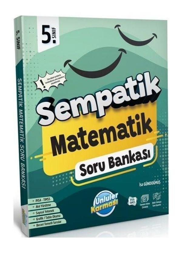 Ünlüler Karması 5. Sınıf Matematik Sempatik Soru Bankası - Ünlüler Karması Yayınları - Image 1