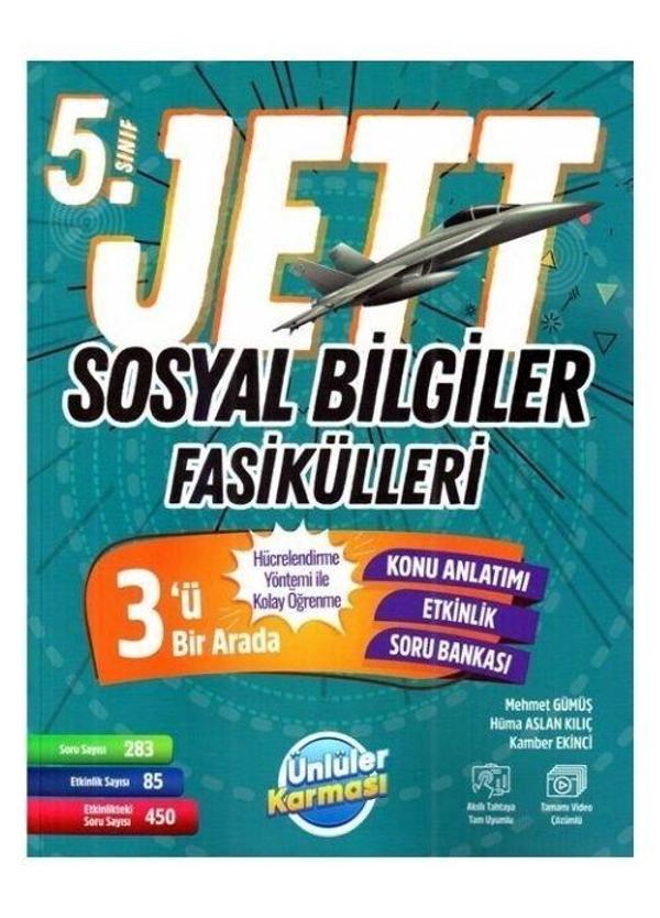 Ünlüler Karması 5. Sınıf Sosyal Bilgiler JETT Fasikülleri - Ünlüler Karması Yayınları - Image 1