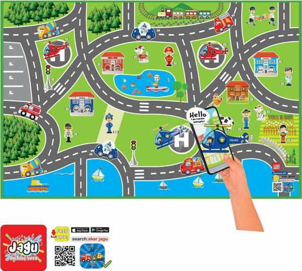 Jagu Oyun Halısı Şehir Model-2  150×100 cm - Image 1