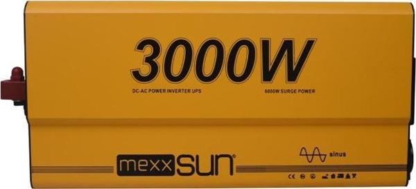 MEXXSUN Tam Sinus UPS (Remote Ekran) 12V 3000W inverter - Image 1