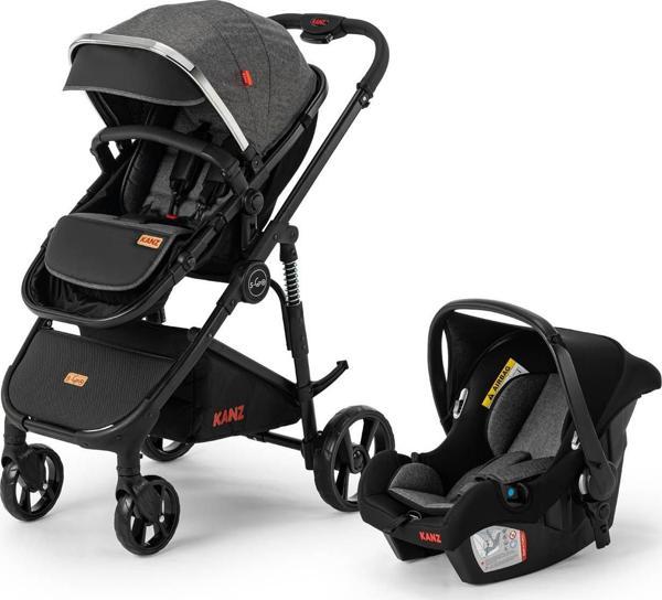 Kanz Sgo Travel Sistem Bebek Arabası Füme - Image 1