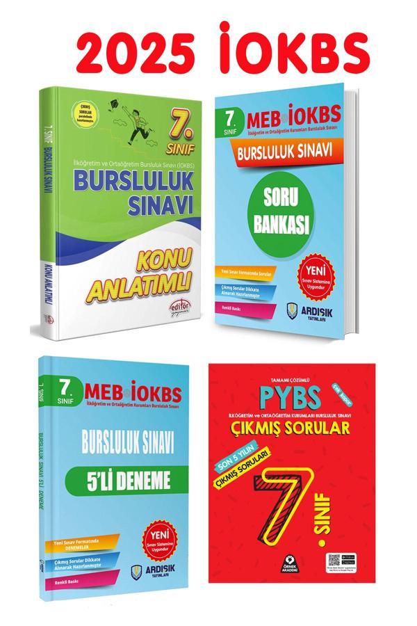 Editör Yayınları 7. Sınıf Bursluluk Sınavı Konu Soru Deneme Sınavı Çıkmış Sorular Seti - Editör - Image 1