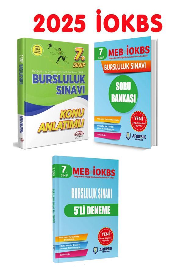 Editör Yayınları 7. Sınıf Bursluluk Sınavı Konu Soru Deneme Seti - Editör - Image 1