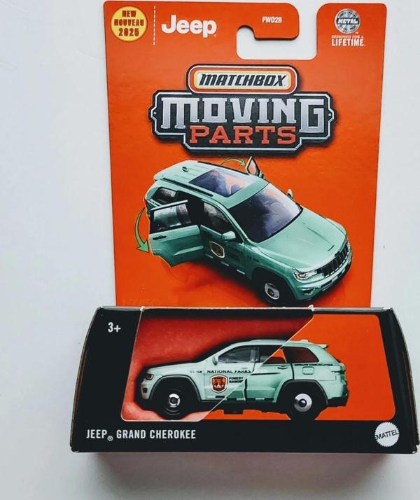 Matchbox Moving Parts 1:64 Jeep Grand Cherokee- JBW55 - Image 1