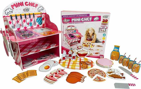 Jagu 3D Mini Şef Mutfak Seti - Image 1