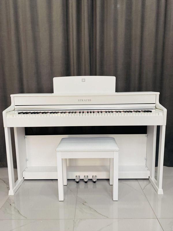 Strauss Stp-320S Çekiç Aksiyonlu Dijital Piyano ( Tabure Ve Kulaklık Hediyeli ) - Image 1