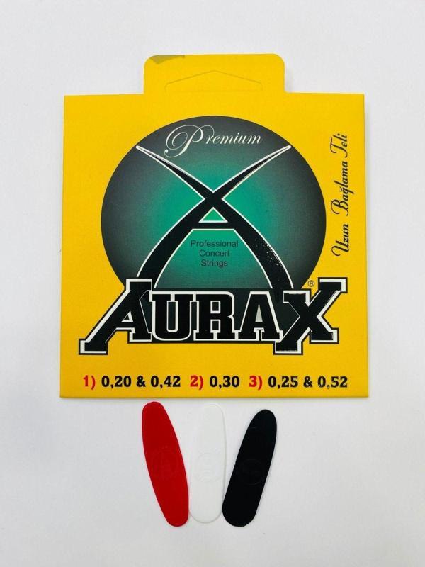 GMC MUSIC STORE Aurax Yeni Versiyon Profesyonel 0.20 Uzun Sap Bağlama Teli + Mızrap Hediyeli - Image 1