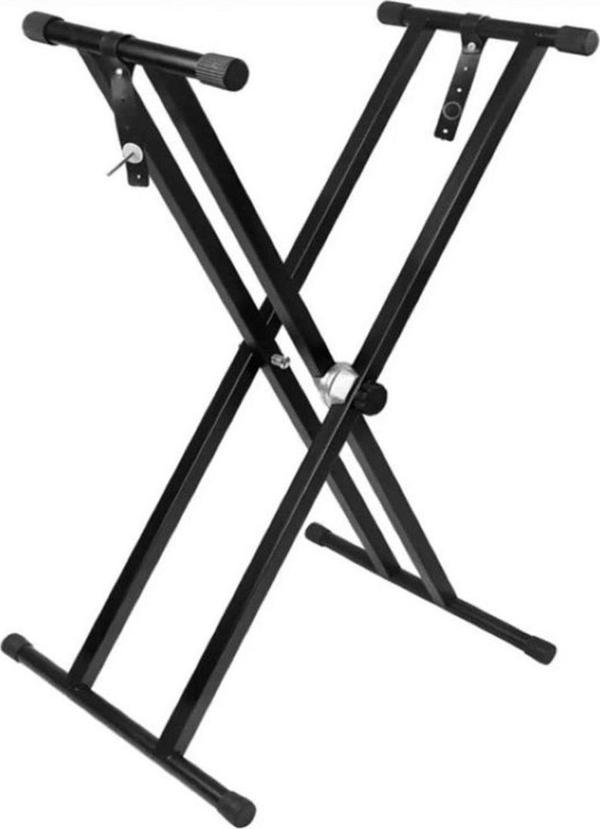 GMC MUSIC STORE Çift Sıra Katlanabilir Org Sehpası - Org Standı - Image 1