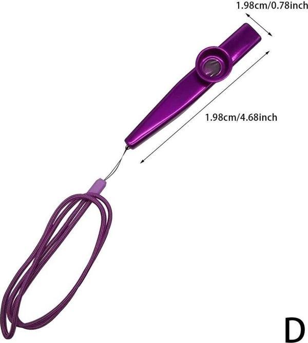 GMC MUSIC STORE Gmc Boyun Askı Ipli Metal Kazoo - Mor - - Image 1