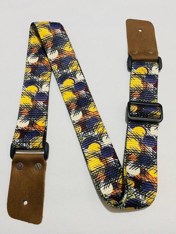 GMC MUSIC STORE Guitar Strap Hakiki Deri Uçlu Gitar Askısı - Image 1