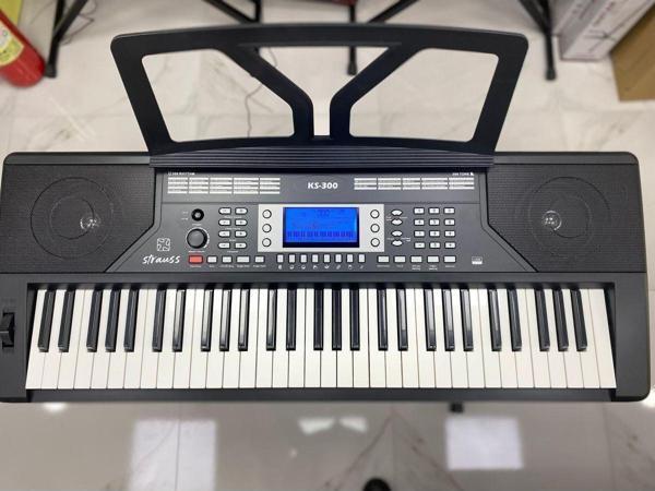 GMC MUSIC STORE Strauss Ks-300 Tuş Hassasiyetli 61 Tuşlu Org ( Kılıf Hediyeli ) - Image 1