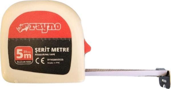 Dünya Sünger Şerit Metre 5 Metre 30 Mm Çelik Borulu Metre Ölçü Aleti Mezura - Image 1