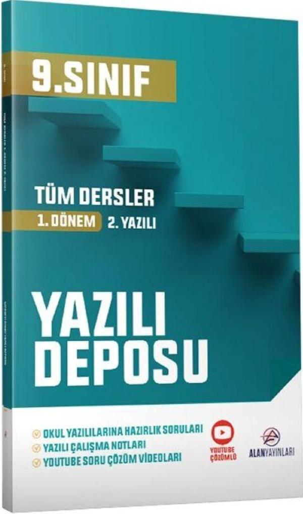 9. Sınıf Tüm Dersler Yazılı Deposu 1. Dönem 2. Yazılı Alan Yayınları - Yeni Alan Yayıncılık - Image 1