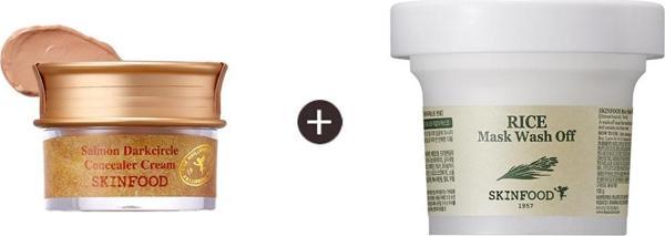 Skinfood Salmon Concealer (1) + Rice Mask - Image 1