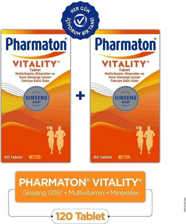 Pharmaton Vitality_60 Tablet 2'li Avantaj Paketi - Image 1
