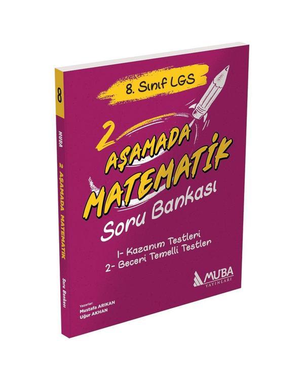 8.Sınıf 2 Aşamada Matematik Soru Bankası - Muba Yayınları - Muba Yayınları - Image 1