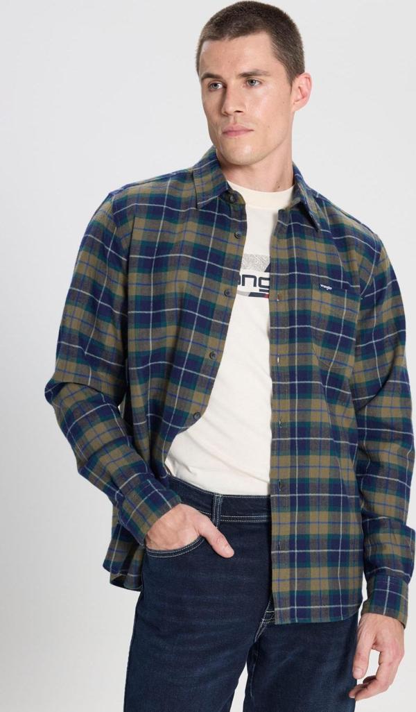 Wrangler Flanel Erkek Gömlek - Image 1