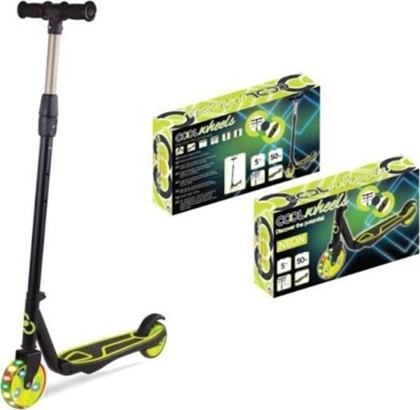 Furkan Yeşil Cool Wheels 2 Tekerli Işıklı Ayarlanabilir Scooter - Image 1