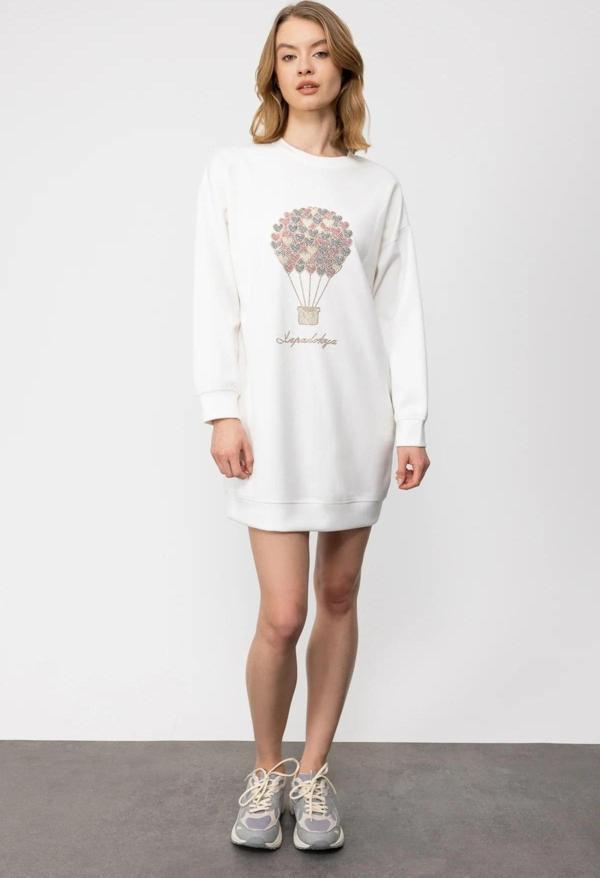 On Triko Kadın Tunik Sweatshirt - Image 1