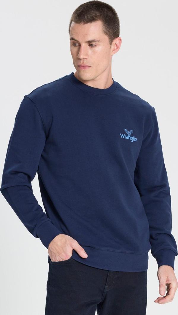 Wrangler Erkek Regular Fit Sweatshirt W6895935358 - Image 1