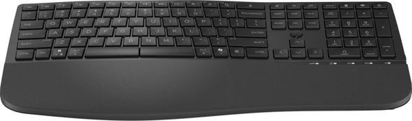 HP 680 Comfort Çift Modlu Unifying Bluetooth Kablosuz Klavye Siyah 8T6L8AA - Image 1