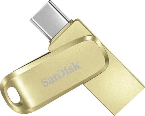 SanDisk Ultra Dual Drive Luxe 512GB Type-C USB 3.2 Flash Bellek Gold SDDDC4-512G-G46GD - Image 1