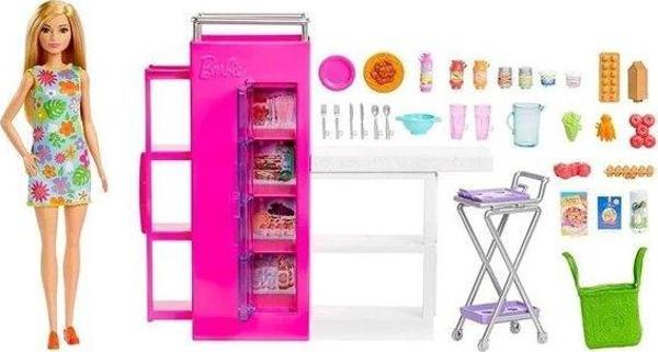 Barbie Mini Büfe Oyun Seti HJV38 - Image 1