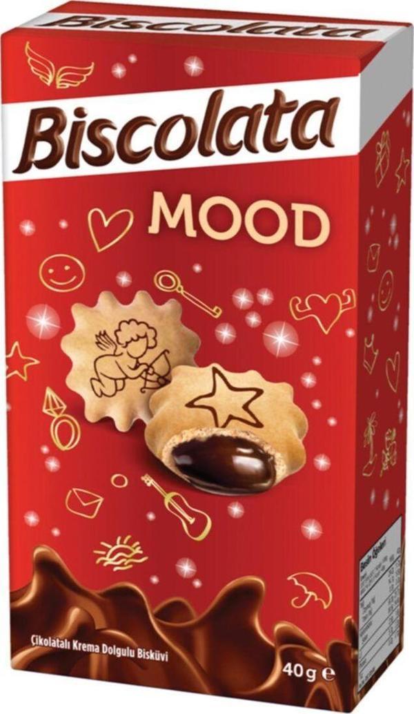 Biscolata Mood Çikolata Krema Dolgulu Bisküvi 40 G - Image 1