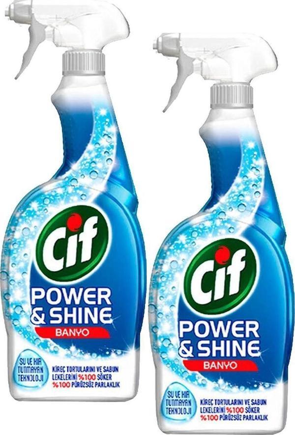 Cif Snl-Cif Sprey Power&Shine Banyo 750Ml ( 2 Adet ) - Image 1