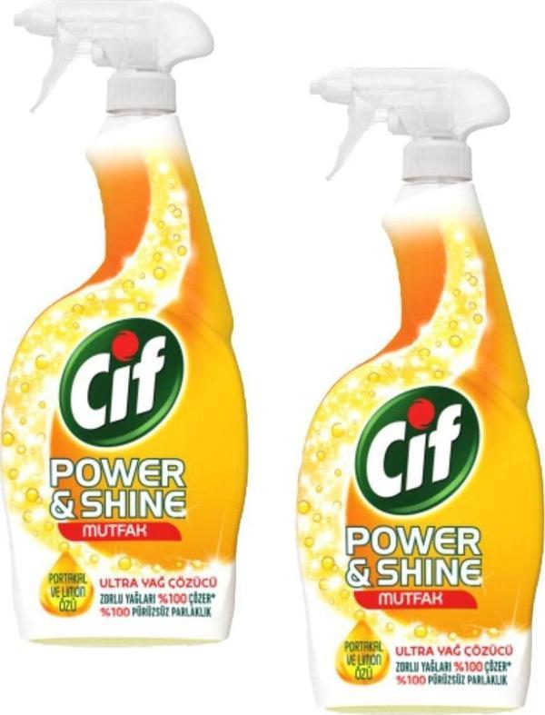 Cif Sprey Power & Shine Mutfak 750 Ml 2 Adet - Image 1