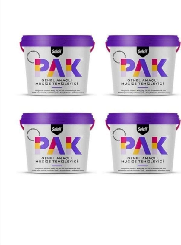 Selsil Pak Genel Amaçlı Mucizevi Temizleyici 4 Adet ×500Gr - Image 1