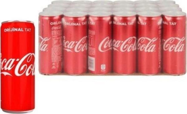 Coca-Cola Kutu 250 Ml 12 Adet - Image 1