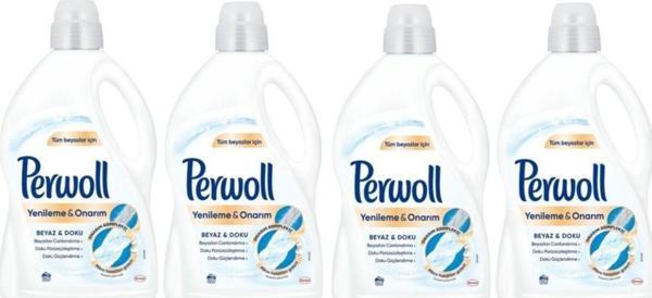 Perwoll Beyazlar Için Sıvı Deterjan 3 Lt (4 Adet ) - Image 1