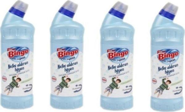 Bingo Çamaşır Suyu Derinlemesine Hijyen 750 Ml X 4'Lü - Image 1